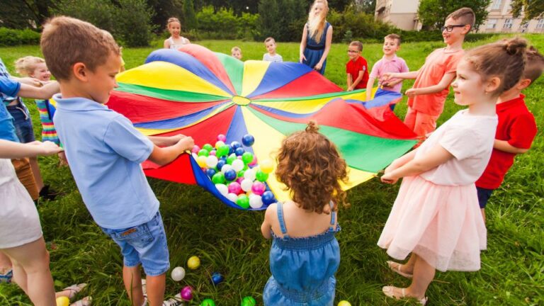 children playing